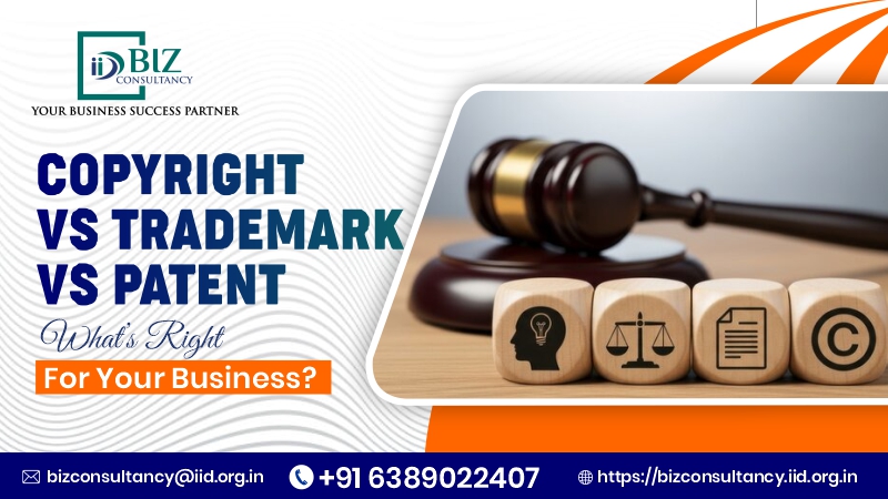 Copyright vs Trademark vs Patent: What’s Right for Your Business?