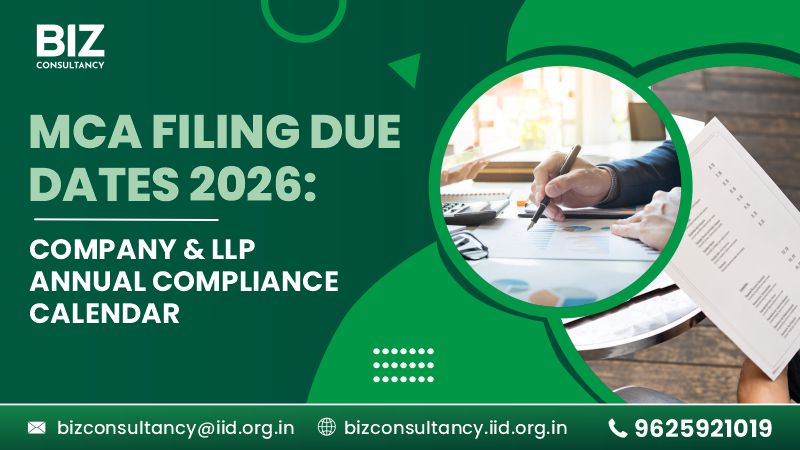 MCA Filing Due Dates 2026: Company & LLP Annual Compliance Calendar